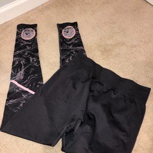 High Waisted Over-the-heel Seemless legging